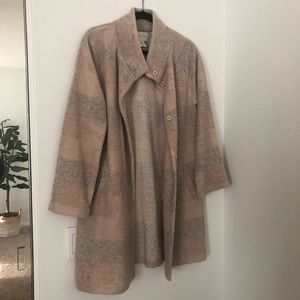 Knee-Length Wool Coat